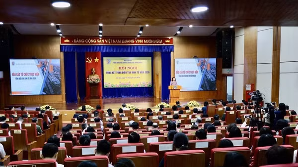 Hội nghị trực tuyến, tổng kết cuộc Tổng điều tra kinh tế năm 2026 do Ban Chỉ đạo Trung ương tổ chức chiều 13/7/2026.
