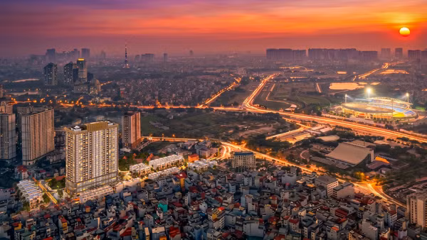 Phối cảnh dự án Tara Maison tại Mỹ Đình, Hà Nội với quy mô 23.810m2, gồm 27 tầng nổi, hệ thống 3 tầng hầm liên thông (diện tích 10.536m2), sở hữu lâu dài. (Ảnh: EPIC HOLDINGS)