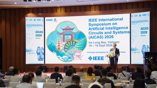 AICAS 2026 quy tụ các nhà khoa học, chuyên gia và doanh nghiệp công nghệ đến từ 35 quốc gia và vùng lãnh thổ. (Ảnh: VNU)