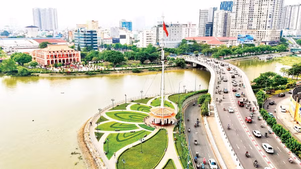 Khu vực Bến Nhà Rồng (Thành phố Hồ Chí Minh) - địa điểm được chuyển hướng sang phát triển công viên văn hóa. (Ảnh HỒNG ĐẠT)