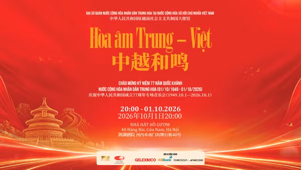 Chương trình nghệ thuật “Hòa âm Trung-Việt” quy tụ nhiều nghệ sĩ tên tuổi của hai quốc gia. (Ảnh: BTC )