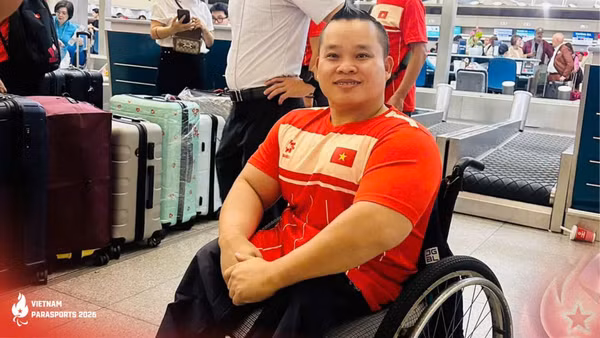 Nguyễn Bình An xếp hạng tư tại Asian Para Games 5. (Ảnh: Ủy ban Paralympic Việt Nam)