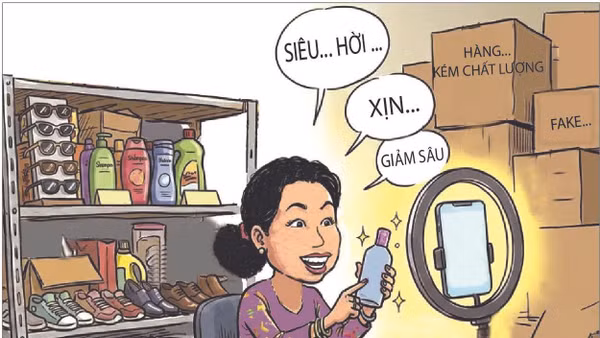 Góc biếm họa: Mua hàng online - cẩn thận giả, thật