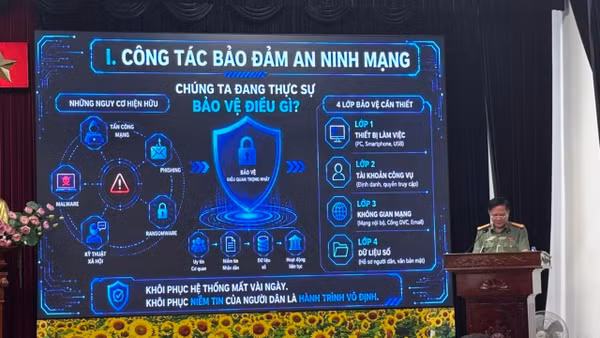 Trình bày các nội dung diễn tập an ninh mạng. (Nguồn ảnh: VNPT)