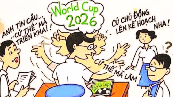 Góc biếm họa: Bóng lăn, đừng để kỷ cương “việt vị”