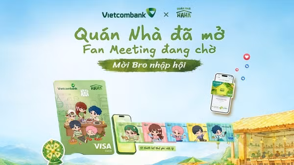 Vietcombank đồng hành cùng Fan Meeting đầu tiên của Quán Nhà Haha, mang hàng nghìn cơ hội gặp gỡ, giao lưu cho khách hàng yêu thích chương trình. (Ảnh: VCB)