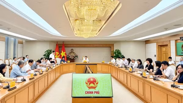Ngày 7/7/2026, Chính phủ đã họp về dự thảo Nghị định 334/2026/NĐ-CP. (Ảnh: VGP/Thu Sa)