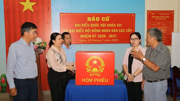 Phường Ninh Kiều, Cần Thơ chuẩn bị sẵn sàng cho ngày bầu cử.