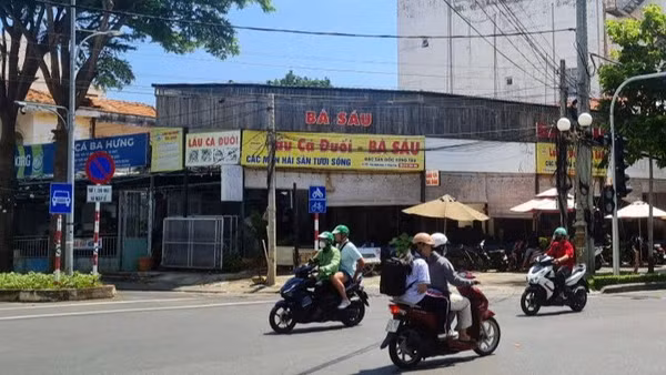 Khu nhà đất số 6 Trần Hưng Đạo, phường Vũng Tàu. (Ảnh: LÊ ĐÌNH THÌN) 