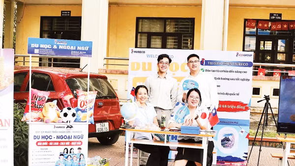 Nhiều hoạt động tư vấn hướng nghiệp được tổ chức trên địa bàn tỉnh.