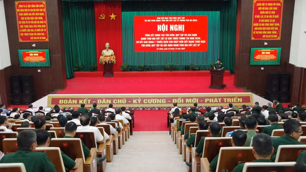 Quang cảnh hội nghị. (Ảnh: QUANG CƯỜNG)