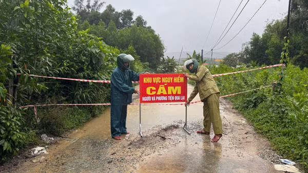 Đà Nẵng kích hoạt phương án ứng phó mưa lớn kéo dài. (Ảnh: QUANG CƯỜNG)