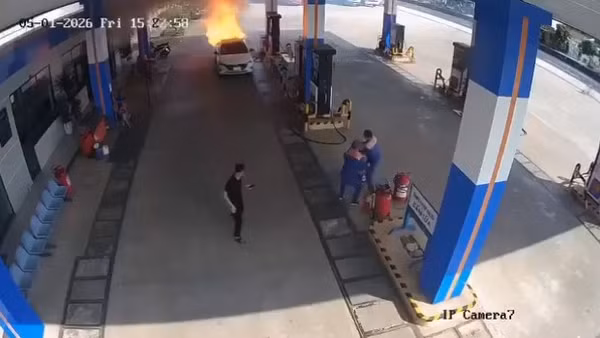 Hiện trường vụ cháy. (Ảnh: Công an cung cấp)