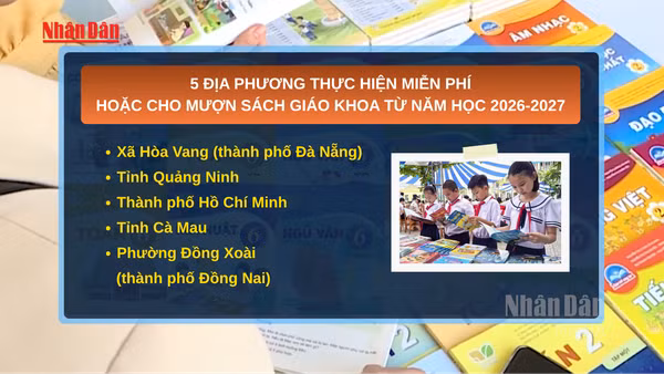 [Video] Thêm địa phương triển khai miễn phí sách giáo khoa từ năm học 2026-2027