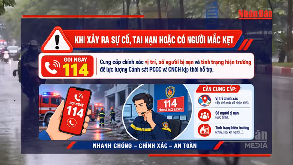 [Video] Công an Hà Nội khuyến cáo an toàn khi mưa lớn, ngập lụt