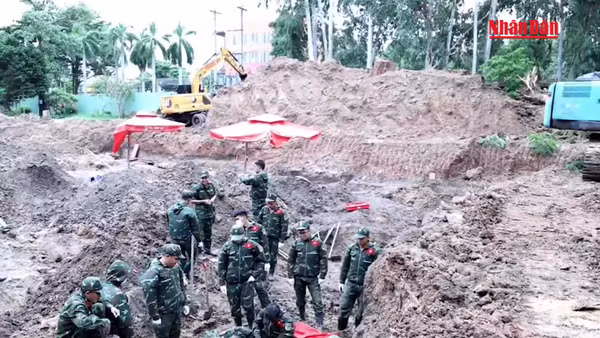 [Video] 582 hài cốt liệt sĩ được tìm thấy tại Công viên Lê Thị Riêng