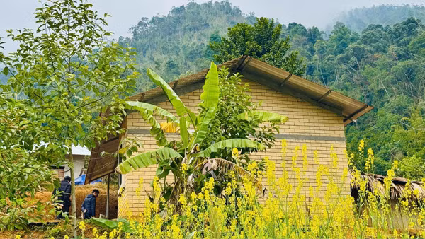 Gạch đất không nung, lời giải xanh cho bài toán nhà ở vùng cao.