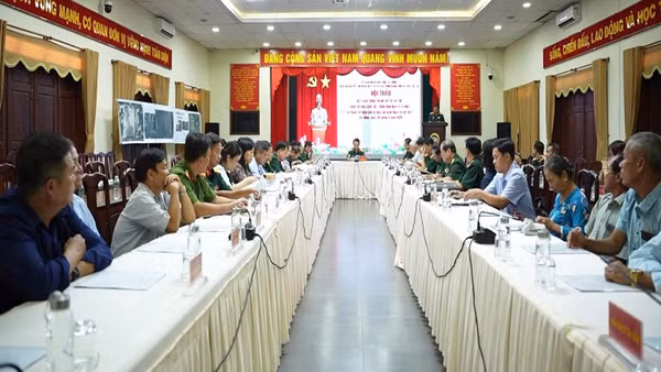 Xác định đây là sự kiện rất quan trọng, Tây Ninh tổ chức hội thảo nhằm kết luận thông tin mộ liệt sĩ tập thể trận Suối Tre-Đồng Rùm. (Ảnh: CTV)