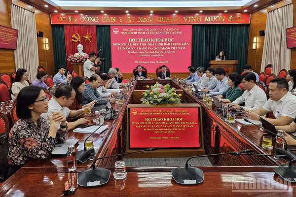 Quang cảnh hội thảo. (Ảnh: ĐẶNG HIẾU)