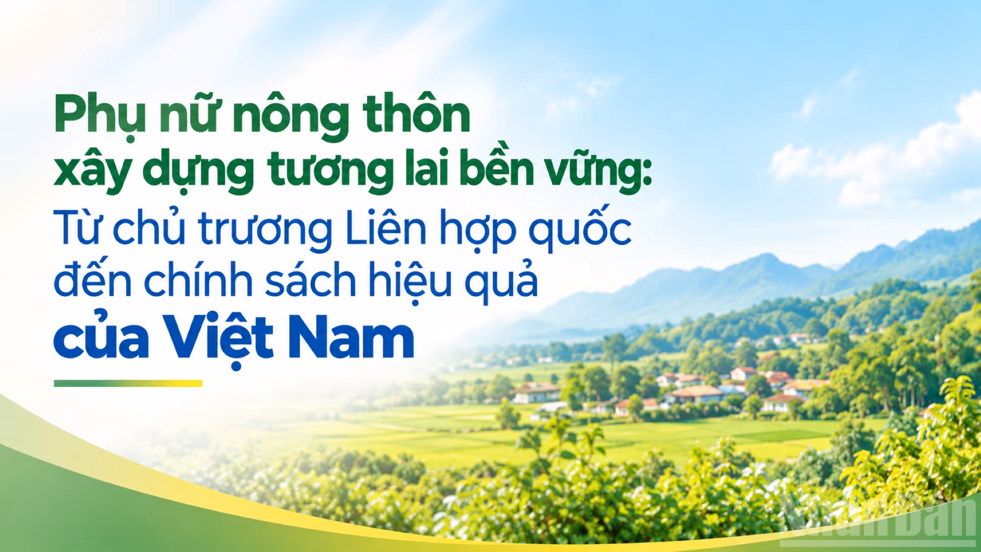 Phụ nữ nông thôn có vai trò quan trọng trong nền kinh tế nông nghiệp và an ninh thực phẩm toàn cầu. (Ảnh: HNV)