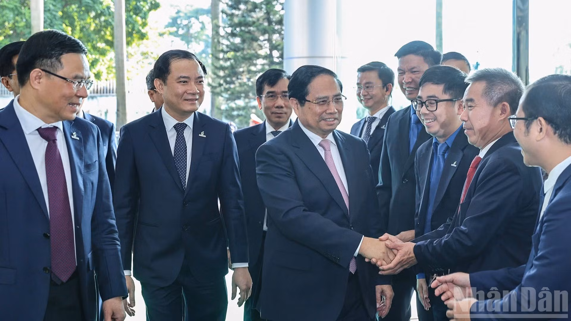 Thủ tướng Phạm Minh Chính đến dự Hội nghị triển khai nhiệm vụ năm 2026 của Tập đoàn Công nghiệp-Năng lượng Quốc gia Việt Nam.