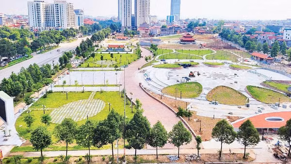 Quần thể Đền thờ Bác Hồ và Công viên Văn Miếu tại Bắc Ninh (Ảnh ĐỨC ANH)