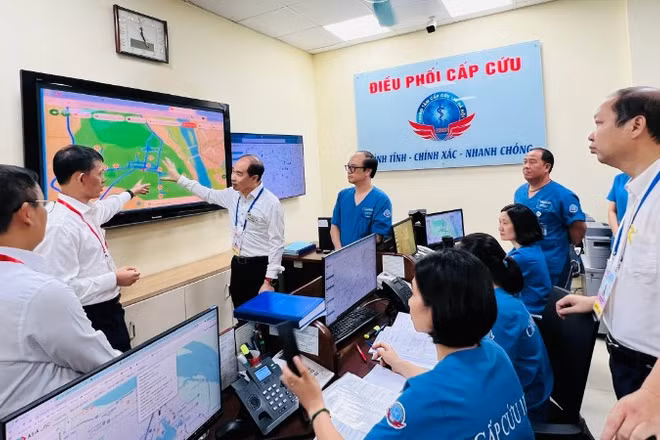 Trung tâm chỉ huy đáp ứng y tế sự kiện A 83.