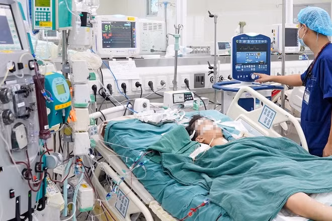 Bệnh nhi vẫn tiên lượng xấu. 