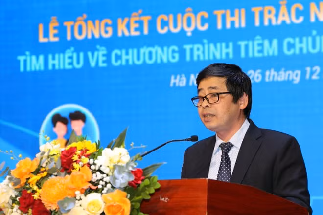 Ông Dương Chí Nam, Phó Cục trưởng Cục Phòng bệnh (Bộ Y tế) phát biểu.