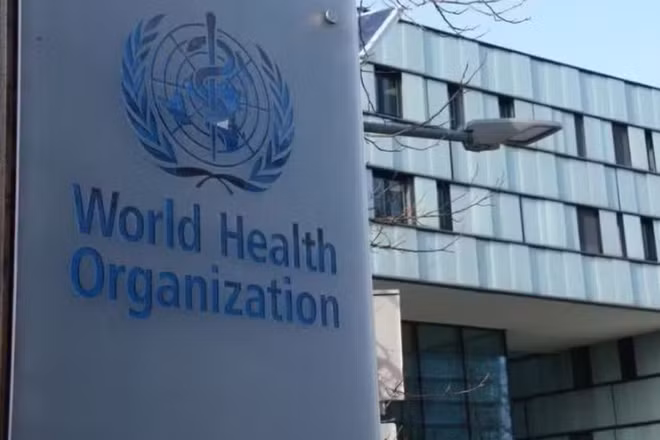 Trụ sở của Tổ chức Y tế thế giới (WHO) tại Geneva, Thụy Sĩ. (Ảnh: Xinhua/Liu Qu)