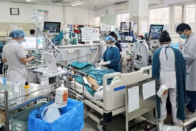 Trung tâm A9, Bệnh viện Bạch Mai lên phương án cấp cứu bệnh nhân trong mọi tình huống. 