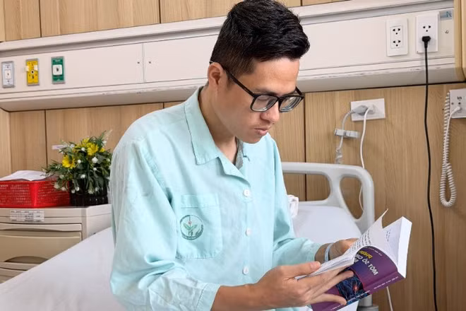 Bác sĩ Tài đang dần bình phục sức khỏe. 