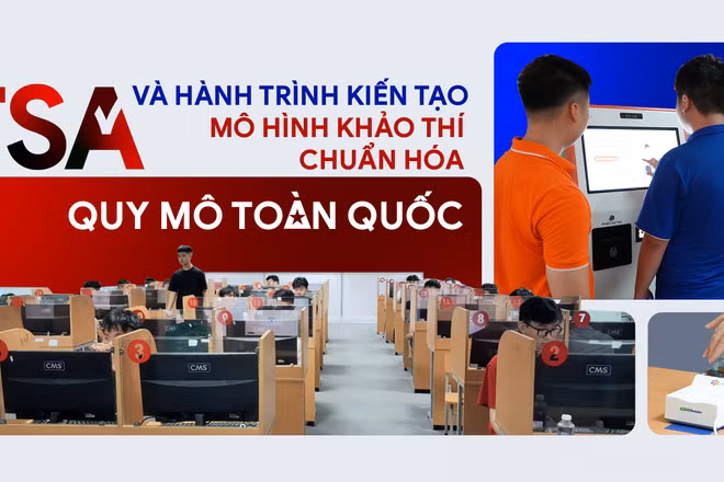 Kỳ thi đánh giá tư duy (TSA) và hành trình kiến tạo mô hình khảo thí chuẩn hóa quy mô toàn quốc