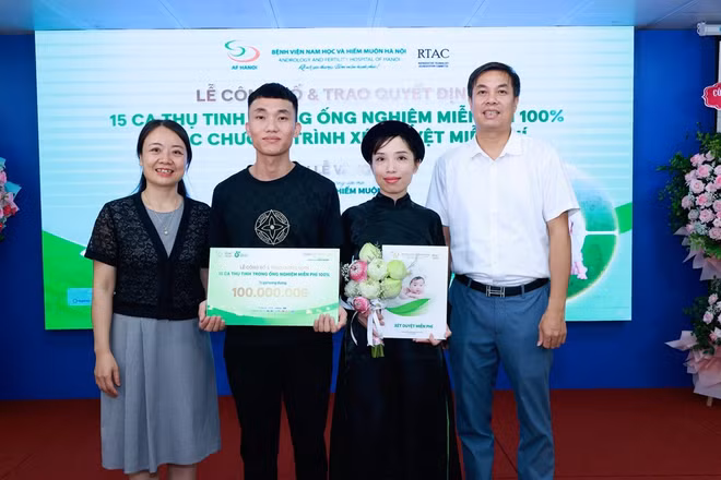 Hành trình tìm kiếm tiếng khóc trẻ thơ với vợ chồng Châm-Giang ngắn lại nhờ sự hỗ trợ làm IVF miễn phí. 