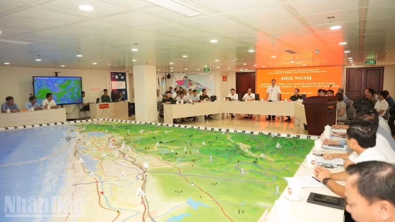 Tại hội nghị triển khai công tác phòng, chống thiên tai năm 2026, ông Lê Trí Thanh, Chủ tịch Ủy ban nhân dân thành phố Huế nói, năm trước làm tốt, không có nghĩa năm nay có thể chủ quan. (Ảnh: DQT)