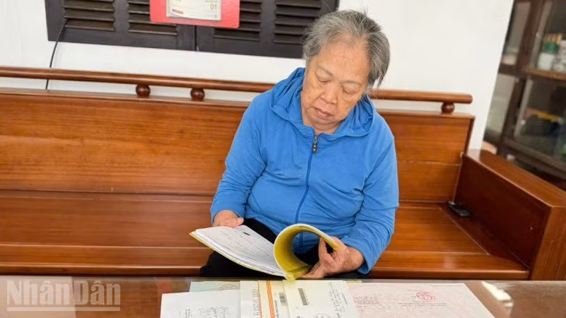 Sau phản ánh của Báo Nhân Dân, người dân được bố trí lô đất mới thay thửa đất méo