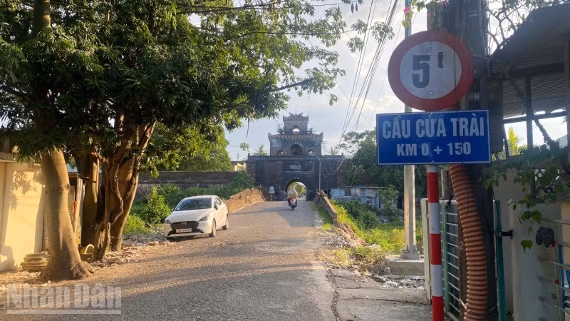 Cửa Trài được lưu thông hai chiều, giới hạn tải trọng 5 tấn