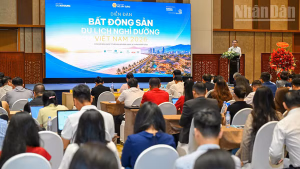 Diễn đàn “Bất động sản du lịch nghỉ dưỡng Việt Nam 2026”. (Ảnh: THANH TÂM)