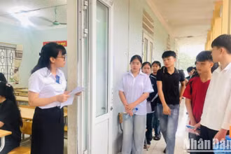 Ngày thi đầu tiên của Kỳ thi tốt nghiệp trung học phổ thông tại Hà Giang diễn ra an toàn, nghiêm túc.