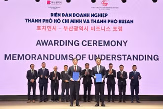 Trước sự chứng kiến của Phó Chủ tịch Ủy ban nhân dân Thành phố Hồ Chí Minh Nguyễn Lộc Hà, Tập đoàn Becamex đã ký kết các Biên bản ghi nhớ hợp tác với các tập đoàn lớn của Hàn Quốc.