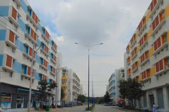 Một góc Khu nhà ở xã hội Định Hòa tại phường Bình Dương, Thành phố Hồ Chí Minh. 