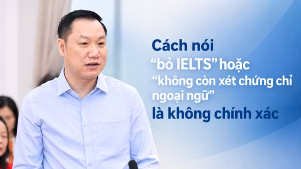 Vụ trưởng Vụ Giáo dục đại học, Bộ Giáo dục và Đào tạo Nguyễn Tiến Thảo. (Ảnh: NGUYỄN MẠNH)