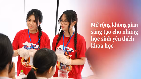 [Ảnh] Mở rộng không gian sáng tạo cho những học sinh yêu thích khoa học