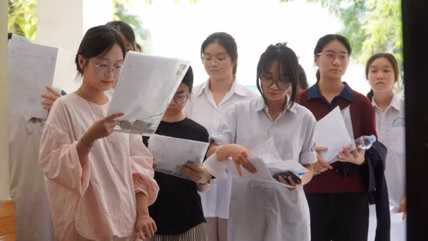 Thí sinh trong mùa tuyển sinh đại học, cao đẳng năm 2026. (Ảnh: Tường Vân)