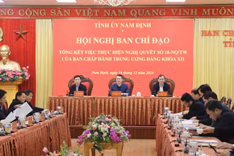 Tỉnh ủy Nam Định tổ chức Hội nghị Ban Chỉ đạo tổng kết việc thực hiện Nghị quyết 18. (Ảnh tư liệu).