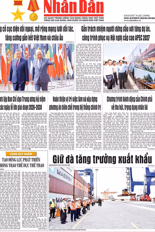 Báo Nhân Dân số 25909