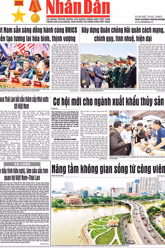 Báo Nhân Dân số 25867