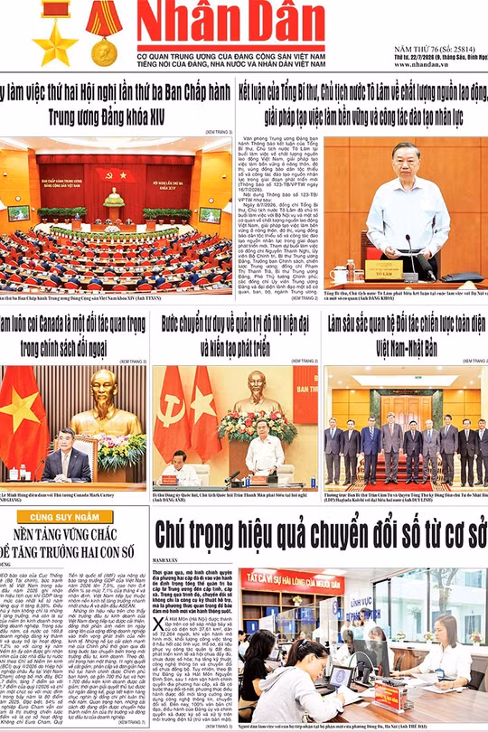 Báo Nhân Dân số 25814