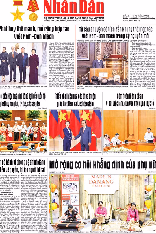 Báo Nhân Dân số 25903