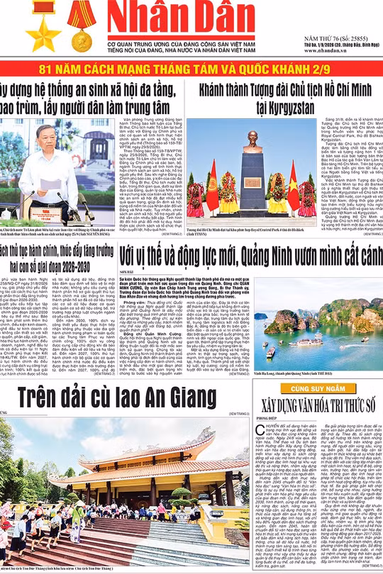 Báo Nhân Dân số 25855
